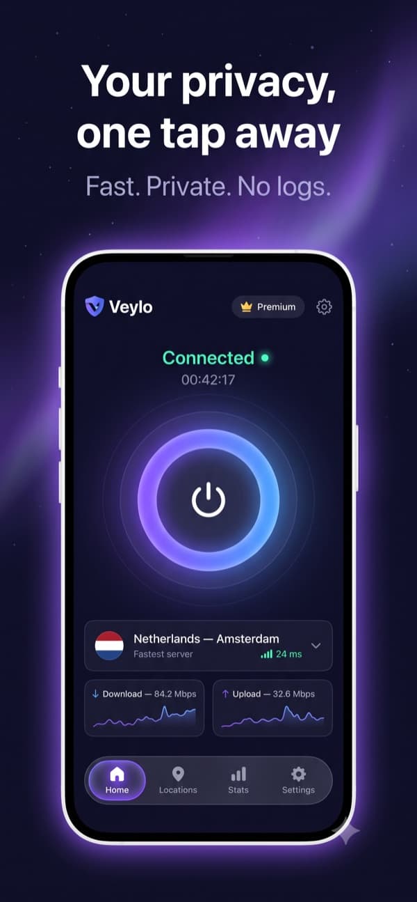 Veylo: Fast & Secure VPN Proxy